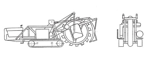 Pipeline Equipment Rentals: bucket wheel trenching machine